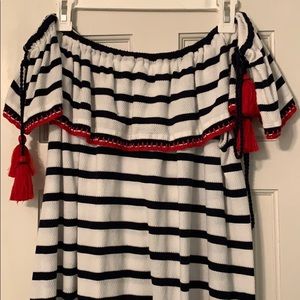 Off the shoulder dress